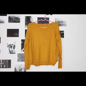 Mustard yellow sweater